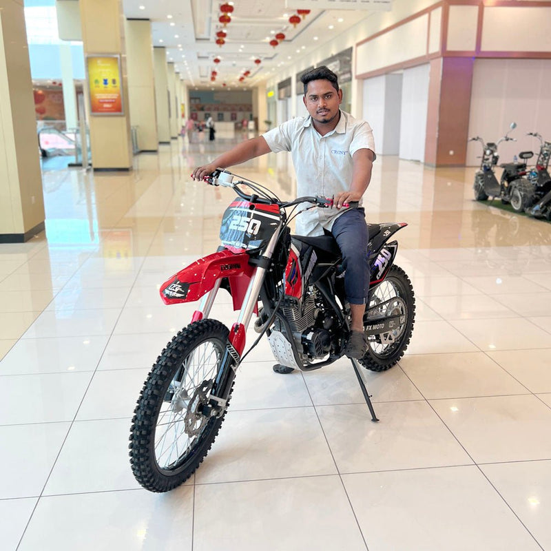 CRONY H-3 Cross-country Motorbike heavy duty 4 stroke air cooled engine adult crossfire dirt bike 250 Motorcycle - Edragonmall.com