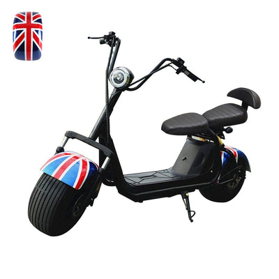 CRONY High speed Big Harley BT Speaker tyre Double Seat Electric motorcycle | National flag - Edragonmall.com
