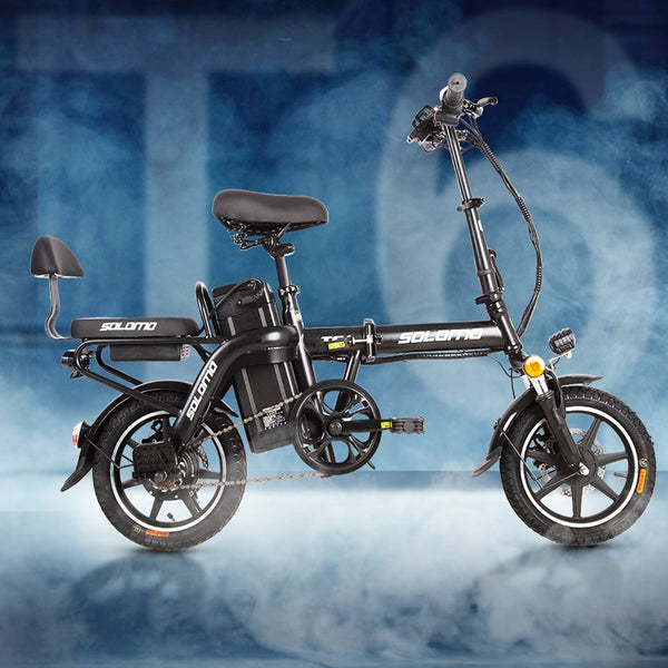 CRONY HIMI 14 inch Electric Folding Bike SOLOMO 350W 48V 10AH 40KM/H E-Bike Road Electromobile Mobility Bicycle Cycling - Edragonmall.com