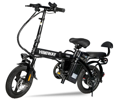 CRONY HIMI 14 inch Electric Folding Bike SOLOMO 350W 48V 10AH 40KM/H E-Bike Road Electromobile Mobility Bicycle Cycling - Edragonmall.com