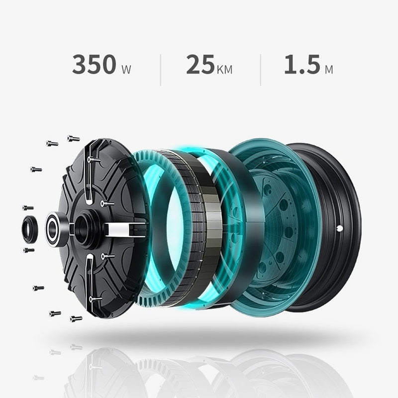 CRONY HIMI 14 inch Electric Folding Bike SOLOMO 350W 48V 10AH 40KM/H E-Bike Road Electromobile Mobility Bicycle Cycling - Edragonmall.com