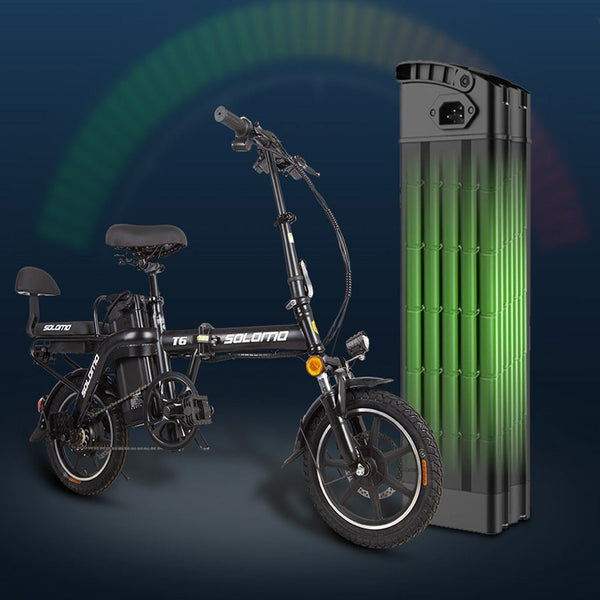 CRONY HIMI 14 inch Electric Folding Bike SOLOMO 350W 48V 10AH 40KM/H E-Bike Road Electromobile Mobility Bicycle Cycling - Edragonmall.com