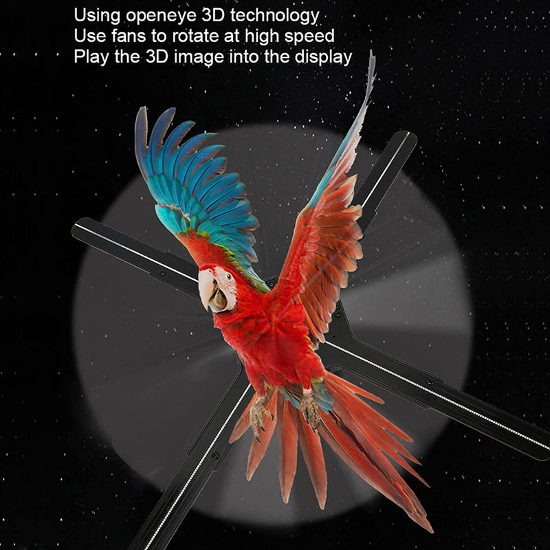 CRONY Hologram Advertising 596 light 50cm with BT+WIFI Fan Screen - Edragonmall.com