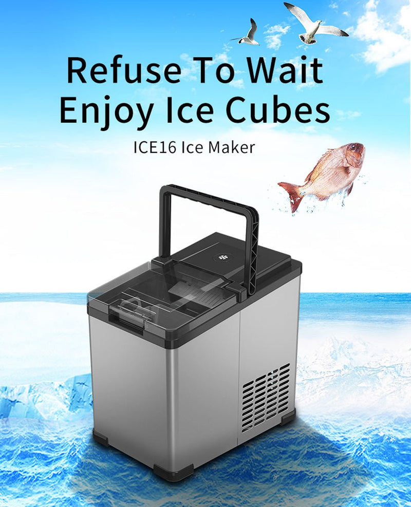 Crony Ice machine AC 12V 24V DC Portable Ice Maker Ice maker machine - Edragonmall.com