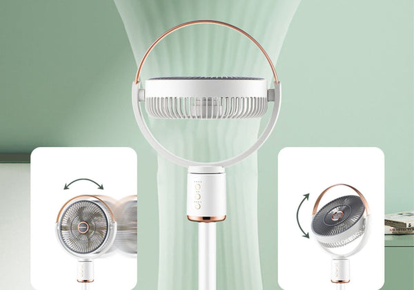 JY2219 Retractable floor fan Household floor electric fan air circulation vertical strong wind strong mute desktop