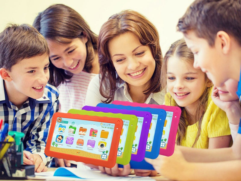 CRONY K19 9-inch 8GB ROM 512MB RAM Android WIFI Kids Tablet | Blue - Edragonmall.com
