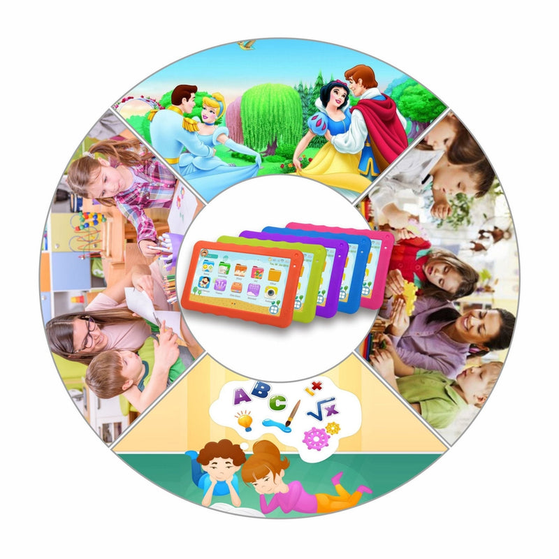 CRONY K19 9-inch 8GB ROM 512MB RAM Android WIFI Kids Tablet | Pink - Edragonmall.com
