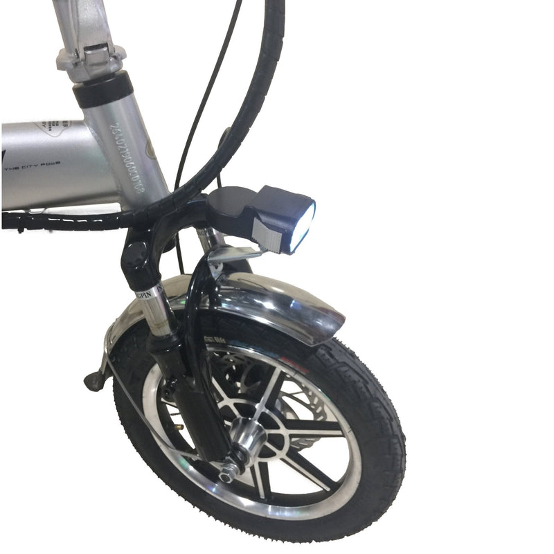 CRONY K2 14inch Fold Sport Bike 48V 10A Aluminum Suspension Electric Bicycle for Women, Folding electric bike-2 - Edragonmall.com