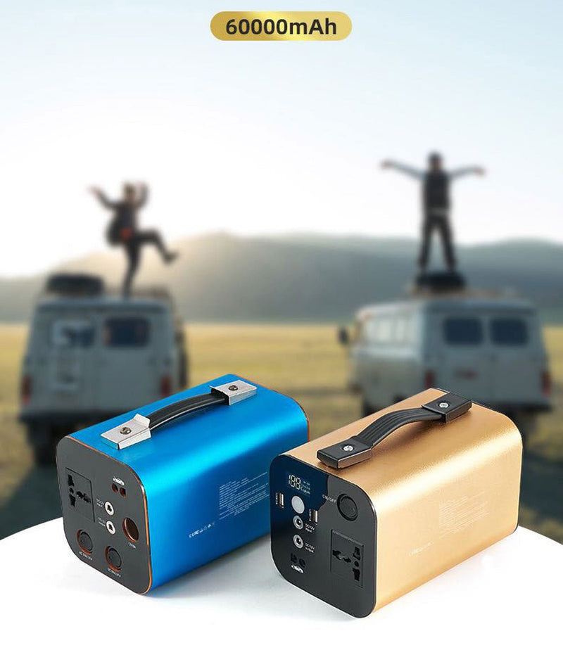 CRONY K33 Portable Power Station Outdoor 60000mAh high-power portable household emergency UPS energy storage backup battery - Edragonmall.com