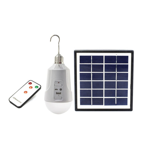 CRONY KB7003A Solar Light Outdoor Rechargeable Emergency Remote Control Camping Solar Panel Charger System - Edragonmall.com