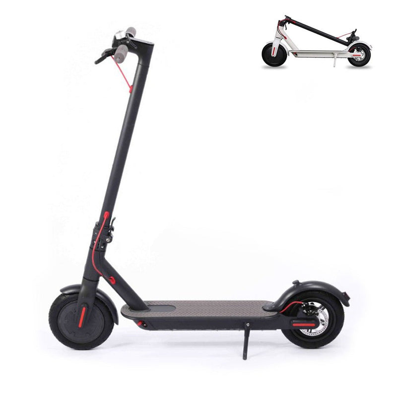 CRONY M365 Scooter with APP-Jipu Electric Scooter Aluminium Alloy Folded 8.5 Inch tires | Dark grey
