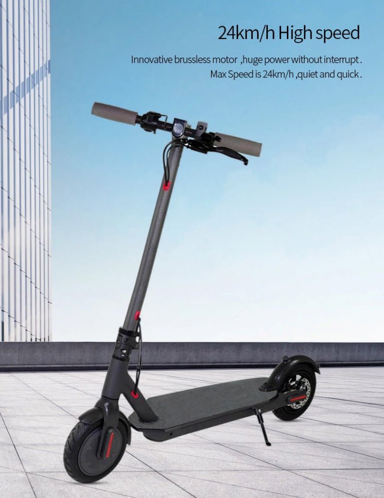 CRONY M365 Scooter with APP-Jipu Electric Scooter Aluminium Alloy Folded 8.5 Inch tires | Dark grey