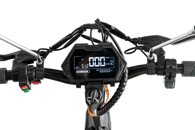 CRONY M4 Max dual drive 48V20A/2400W with APP E-scooter Two-wheeled compact electric scooter with seat adult scooter - Edragonmall.com