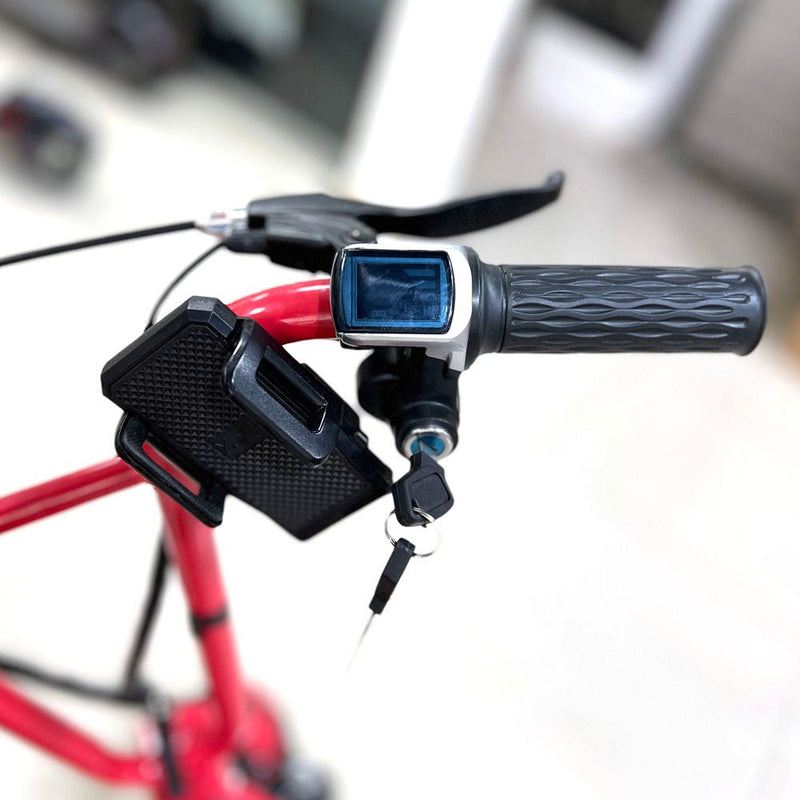 CRONY Mini Harley Dual Seat +Double Seat Two Wheels 36V 8A Lithium Battery Electric Electric motorcycle | Red - Edragonmall.com