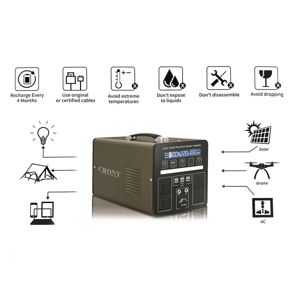 MP7-1200W Portable Power Station – Crony.ae