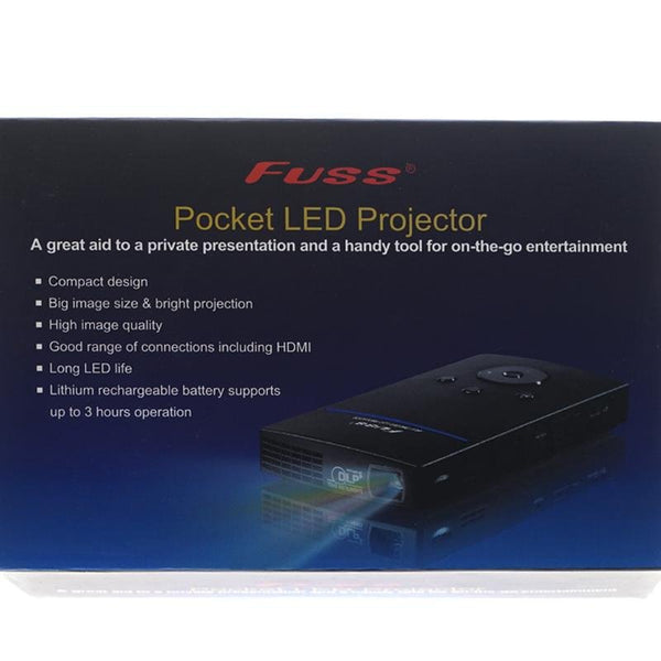Crony Multimedia LED Projector with Stand for 1080P Movie LED Projector Screen, Supports USB Smartphone -FP-345A - Edragonmall.com