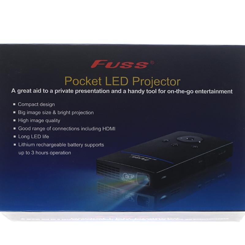 Crony Multimedia LED Projector with Stand for 1080P Movie LED Projector Screen, Supports USB Smartphone -FP-345A - Edragonmall.com