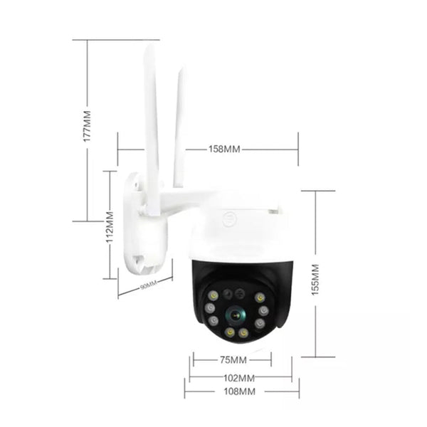 CRONY NIP-20HS ball machines Camera Outdoor Camera WiFi Security IP Camera 5MP Home Surveillance Camera - Edragonmall.com