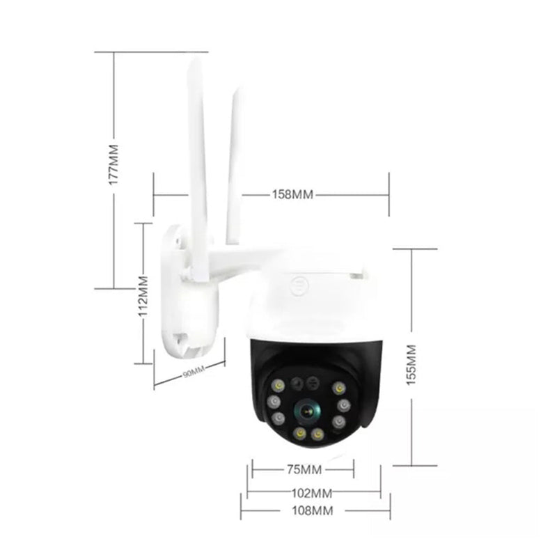 CRONY NIP-20HS ball machines Camera Outdoor Camera WiFi Security IP Camera 5MP Home Surveillance Camera - Edragonmall.com