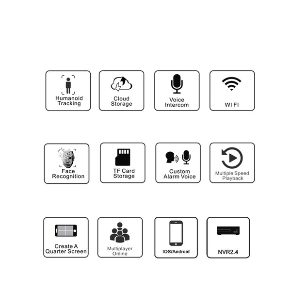 CRONY NIP-21HS carecam PRO APP ball Face recognition and shooting linkage alarm Voice alarm Day and night full color dual lens camera - Edragonmall.com