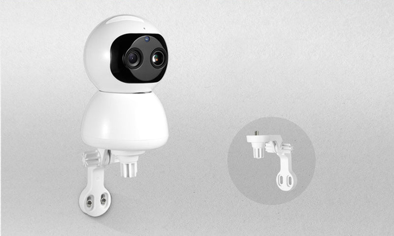 CRONY NIP-28 carecam PRO APP dual camera zoom, high-definition night vision smart home surveillance camera wifi mobile phone remote control - Edragonmall.com