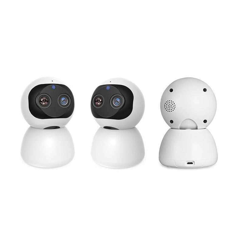 CRONY NIP-28 carecam PRO APP dual camera zoom, high-definition night vision smart home surveillance camera wifi mobile phone remote control - Edragonmall.com
