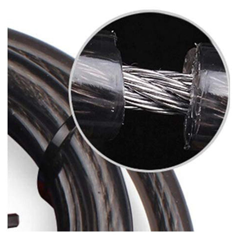 CRONY Ordinary bicycle electric bike lock Anti-Theft Steel Cable Lock for Bike -2 - Edragonmall.com
