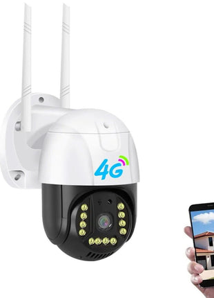 P20 4G-4K-HD PTZ Camera Outdoor Security Wireless Camera Surveillance 4G Sim Card Support