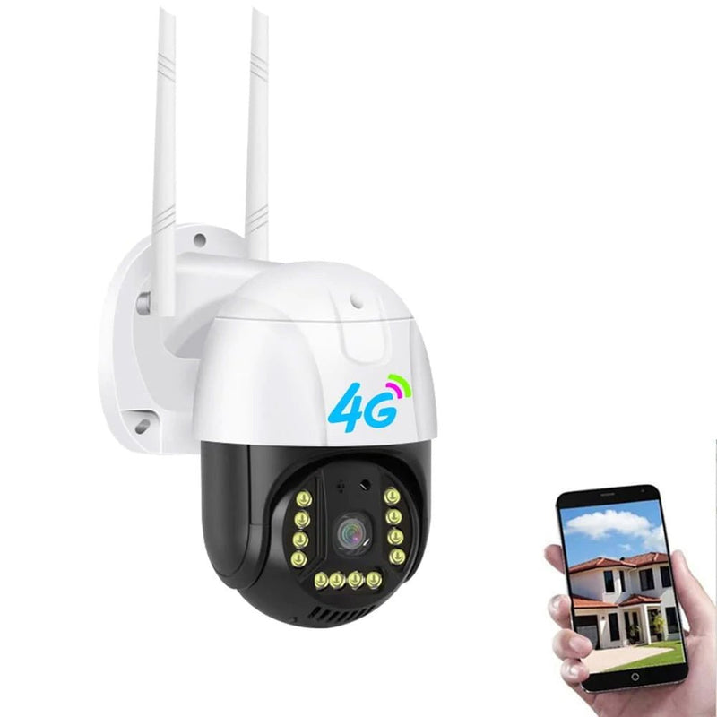 P20 4G-4K-HD PTZ Camera Outdoor Security Wireless Camera Surveillance 4G Sim Card Support