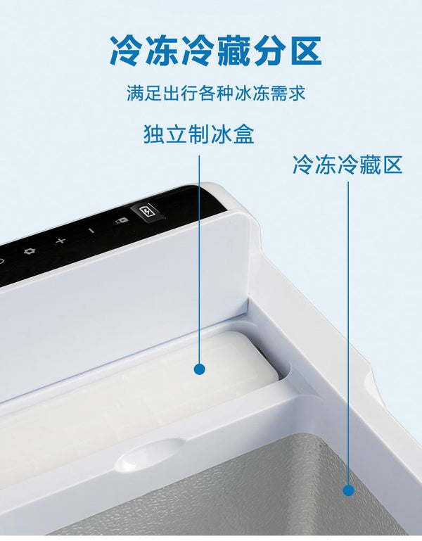 CRONY  Portable Mini 12V Car Refrigerator Cooler Compressor 22L Car Fridge Freezer