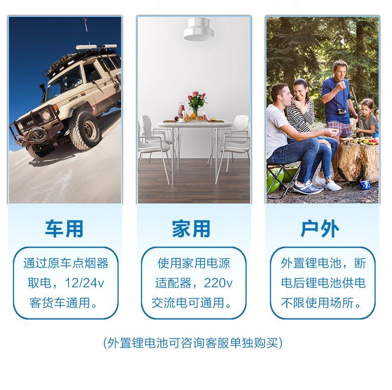 CRONY  Portable Mini 12V Car Refrigerator Cooler Compressor 22L Car Fridge Freezer