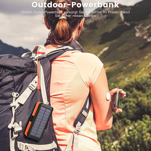 CRONY PS-618 Hand turn type power solar Power bank Solar battery hand crank power generation 40000mAh - Edragonmall.com