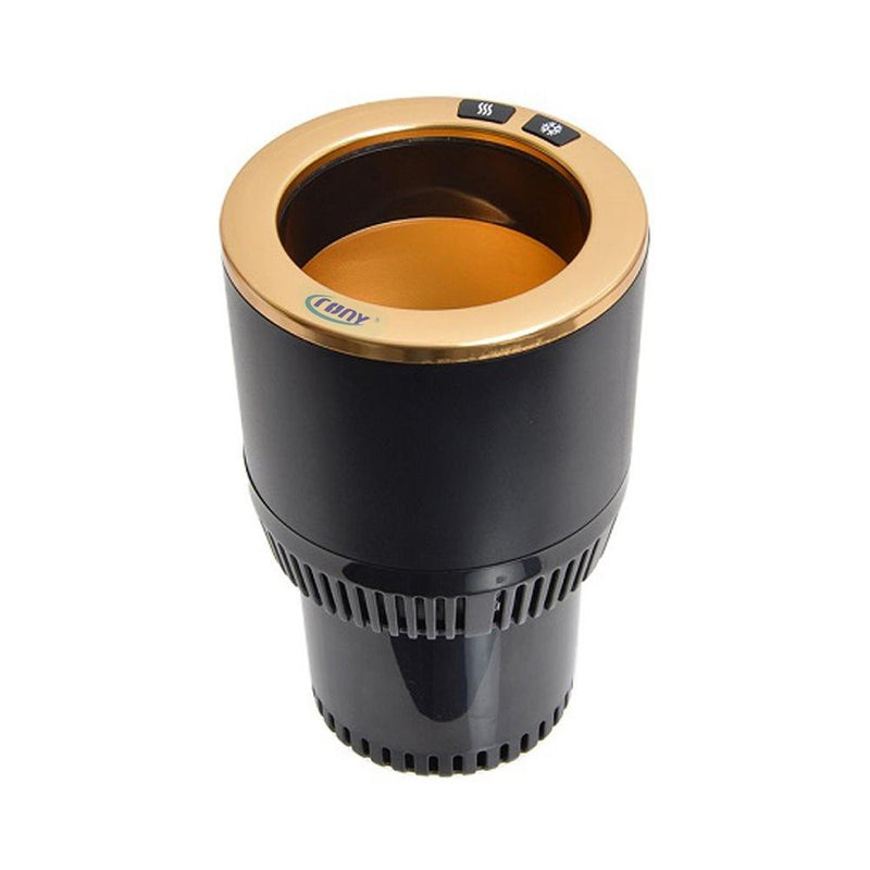 CRONY PT-C301 BG Vehicle Heat and Cold Car cup holder cooling &amp; warming auto cup | Golden - Edragonmall.com