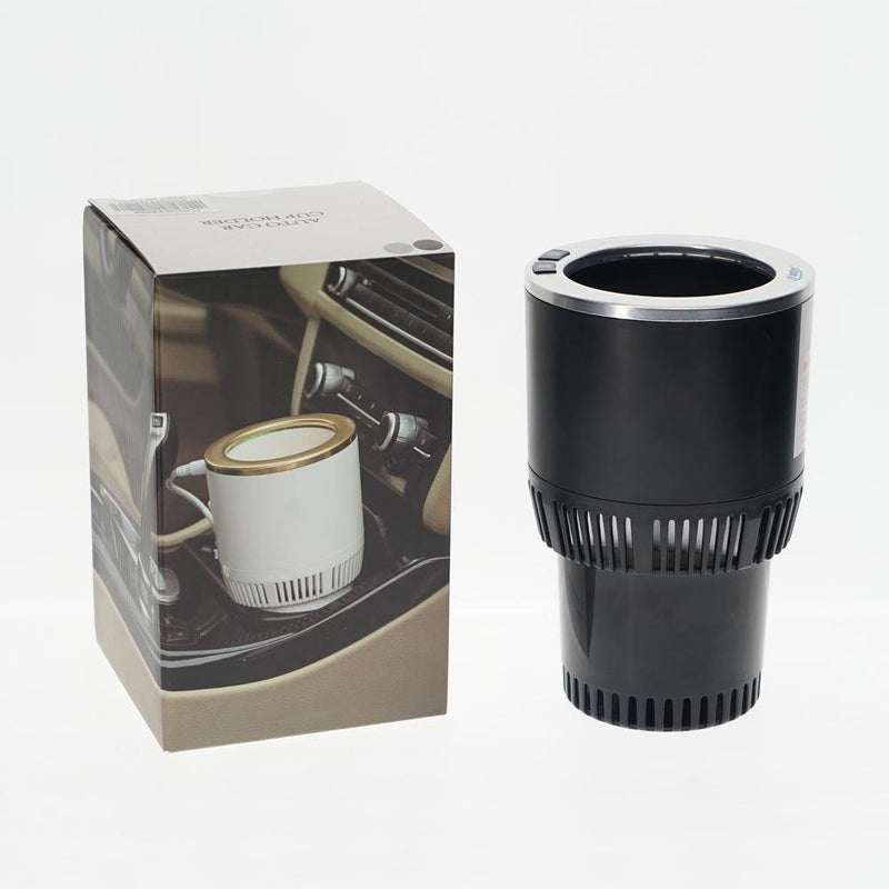 CRONY PT-C301 BG Vehicle Heat and Cold Car cup holder cooling &amp; warming auto cup | Silver - Edragonmall.com