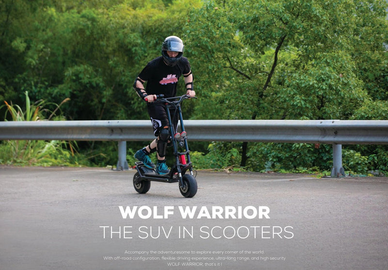 CRONY Q12 Max Speed 90 KM/H dual-drive high-speed SUV electric scooter Front and rear hydraulic brakes Aluminum alloy frame | Black - Edragonmall.com