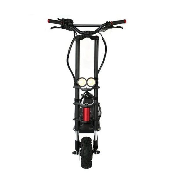 CRONY Q12 Max Speed 90 KM/H dual-drive high-speed SUV electric scooter Front and rear hydraulic brakes Aluminum alloy frame | Black - Edragonmall.com