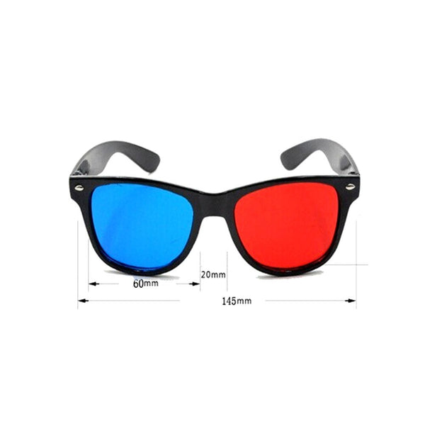 CRONY Red and blue master image lovely animal virtual reality 3d movies vr glasses 3D glasses For the projector - Edragonmall.com