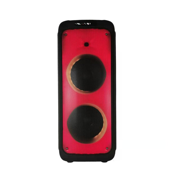 CRONY RX-1001 Speaker 10 inch Bluetooth speaker flame light effect square dance wireless large audio - Edragonmall.com