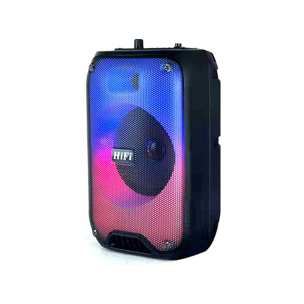CRONY RX-6168 Speaker portable blututh speaker dancing speaker with flame light 10W party outdoor karaoke speaker - Edragonmall.com