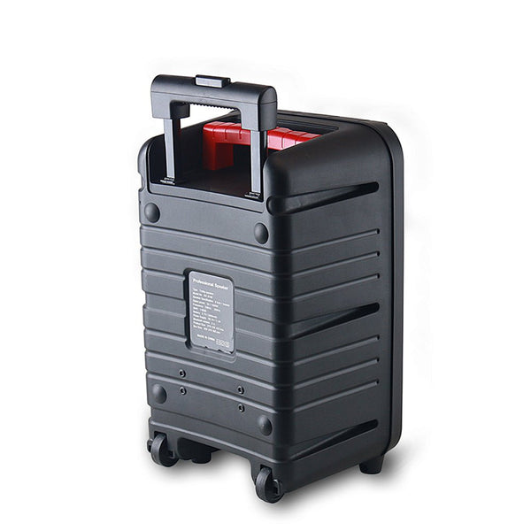 CRONY RX-8148 Speaker 8 Inch Portable Bluetooth Karaoke Wireless Trolley Speaker System With Battery - Edragonmall.com