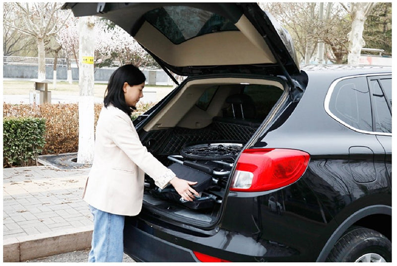 CRONY S01 Widened and load-bearing hand push folding wheelchair - Edragonmall.com