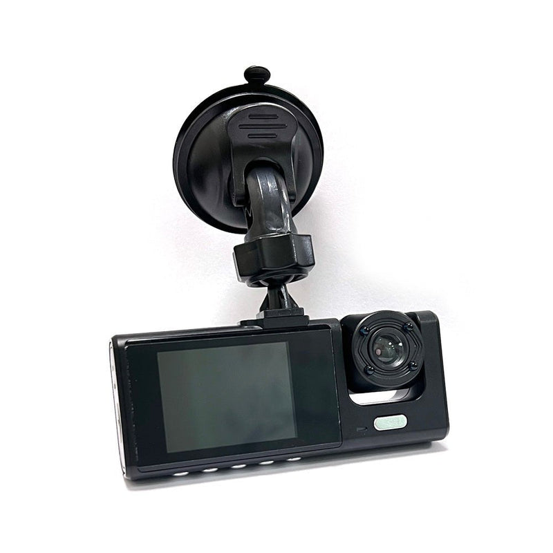 S11 Three-Camera 1920*1080 pushbutton dashcam 1080P DVR Dashcam Front Indoor and Rear View Camera Driving Recorder