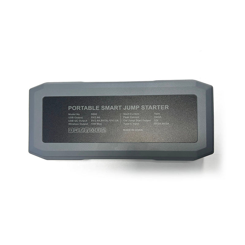 CRONY S606+Air Super Jumper Starter 12V Auto Car Battery Portable Jump Starter Power Station with wireless charging function - Edragonmall.com
