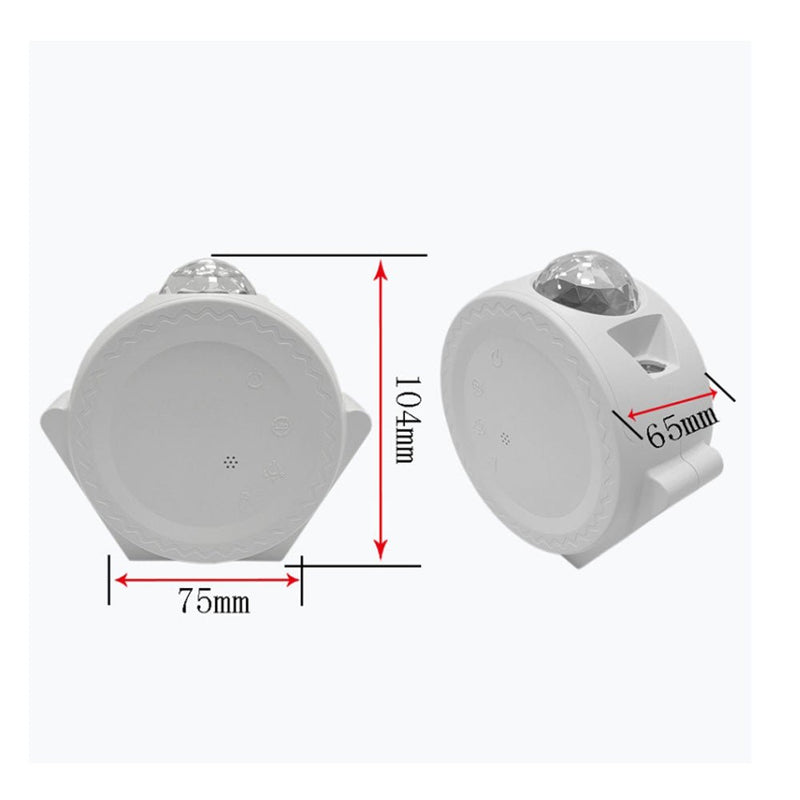 CRONY SC511-01 Touch mode 3-in-1 starry light 3 in 1 water pattern starry sky projector lamp graffiti smart atmosphere night light - Edragonmall.com