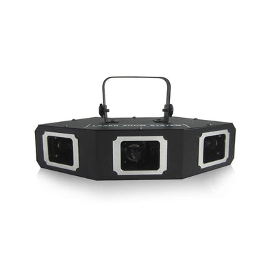 CRONY Sectorial 3 hole red green blue laser light Colorful Fan Beam Pattern Led Lights RGB Disco Laser Stage Lighting For Party - Edragonmall.com