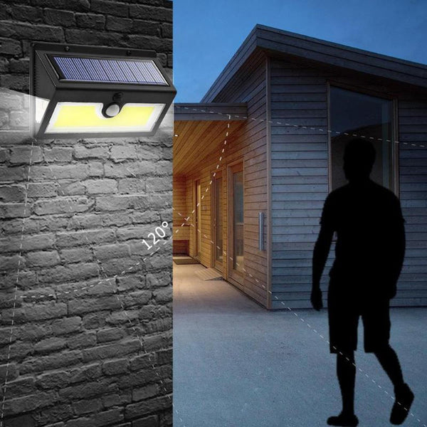 CRONY SH-52ALED Solar Powered LED Wall Light led waterproof solar wall garden lamp motion sensor lamp - Edragonmall.com