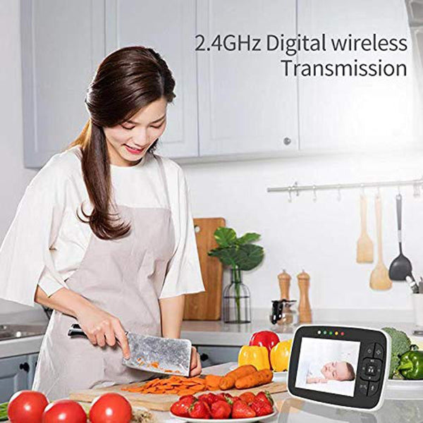 CRONY SM935 3.5inch TFT LCD Baby Monitor Baby Monitor, Wireless Night Vision Dual View Video, Newborn Baby Monitor - Edragonmall.com