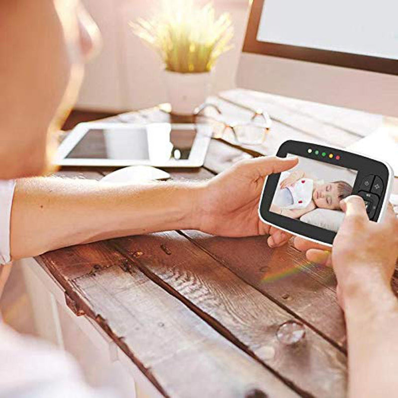 CRONY SM935 3.5inch TFT LCD Baby Monitor Baby Monitor, Wireless Night Vision Dual View Video, Newborn Baby Monitor - Edragonmall.com