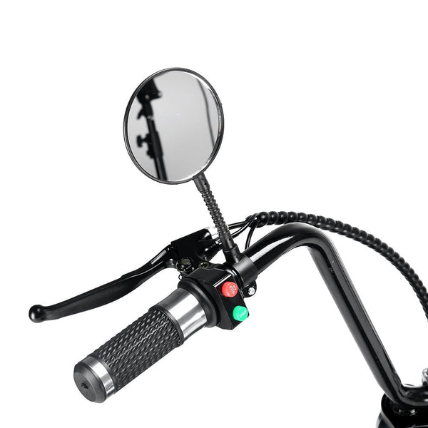 CRONY Small Harley two seat big tires with BT 1000w 60KM/H high power two wheels adult electric scooter motorcycle | UK Flag - Edragonmall.com