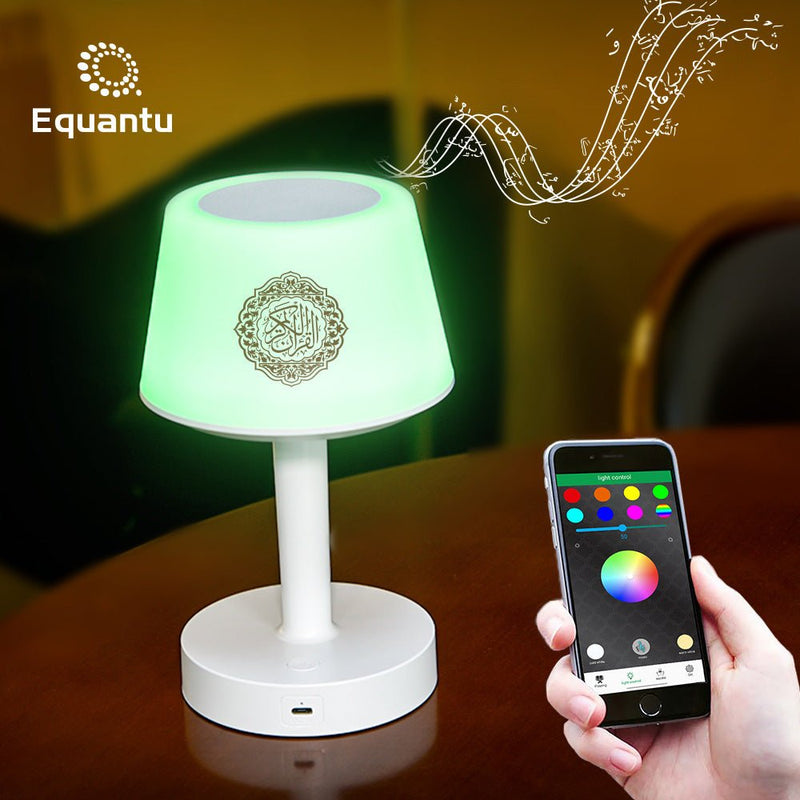 CRONY  SQ-917 digital APP guran speaker table lamp  for kids speaker remote control night light Quran player